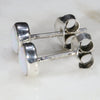 Natural Australian White  Opal  Silver Stud Earring Code -SE485