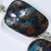 Australian Boulder Opal Silver Bracelet Code-BR01