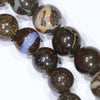 Boulder Opal 19" Long, Round Beaded Necklace Code-No205