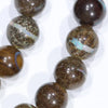 Boulder Opal 19" Long, Round Beaded Necklace Code-No205