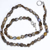 Boulder Opal 19" Long, Beaded Necklace Code-No104