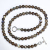 Natural Australian Boulder Opal Bead Necklace