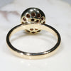 Australian White Boulder Opal and Diamond  Gold Ring Size 8 Code -RL21