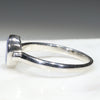 Silver Solid Opal Ring Side View