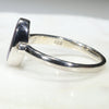 Silver Opal Ring Side View