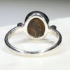 Australian Solid Boulder Opal and Diamond Silver Ring - Size 7.5 Code - SRD50