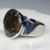 Sterling Silver - Solid Matrix Opal