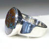 Silver Opal Ring Side View