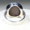 Silver Solid Opal Ring Rear View