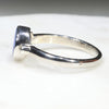 Australian Solid Boulder Opal and Diamond Silver Ring - Size 6.5 Code - SRD60