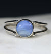 Simple Opal Silver Ring
