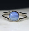 Simple Opal Silver Ring