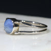 Natural Australian Opal Silver Ring - Size 7.5 Code - SR095