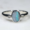 Opal Ring with Diamonds