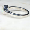 Silver Opal Ring Side View