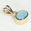 Natural Solid Australian Opal Pendant