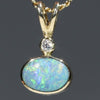 Australian Opal and Diamond 18k Gold Code - GPA138 Sydney