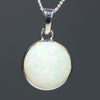 Natural Australian White Opal  Silver Pendant with Silver Chain Code -SPA232