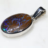 Sterling Silver - Solid Boulder Matrix Opal