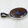 Silver Opal Pendant Side View