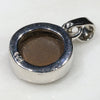 Natural Australian Boulder Opal  Silver Pendant with Silver Chain (10mm x 10mm) Code -SPA229