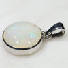 Natural Australian White Opal  Silver Pendant with Silver Chain Code -SPA232