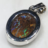 Silver Opal Pendant Rear View