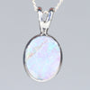 Natural Australian Boulder Opal  Silver Pendant with Silver Chain Code -SPA276