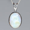 Natural Australian Boulder Opal  Silver Pendant with Silver Chain Code -SPA262