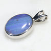Silver Opal Pendant Side View