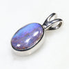 Natural Australian Boulder Opal  Silver Pendant with Silver Chain Code - SPA264