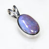 Natural Australian Boulder Opal  Silver Pendant with Silver Chain Code - SPA264
