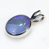 Silver Opal Pendant Side View