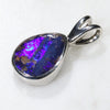 Unique Natural Stripe Opal Pattern Glowing Indigo Opal Colour