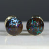 Natural Australian Boulder Matrix Opal Studs