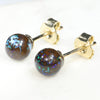 10k Gold- Solid Boulder Matrix Opal