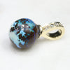 Matrix Opal 10k Gold Pendant