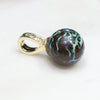 Boulder Opal Matrix and Diamond  Gold Pendant Code -GB10