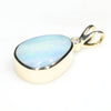 Natural Boulder Opal 10k Gold Pendant