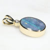 Natural Opal Pendant Side View
