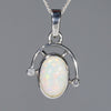 Australian White Opal Pendant