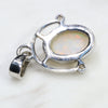 Silver Opal Pendant Rear View