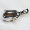 Silver Opal Pendant Rear View