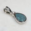 Natural Australian Boulder Opal and Diamond Silver Pendant with Silver Chain Code -SD20