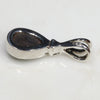 Natural Australian Boulder Opal and Diamond Silver Pendant with Silver Chain Code -SD20