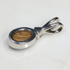 Natural Australian Boulder Opal and Diamond Silver Pendant with Silver Chain Code -SD37