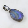 Australian Boulder Opal Silver Loop Pendant with Silver Chain Code -SPA301