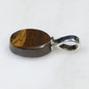 Australian Boulder Opal Silver Loop Pendant with Silver Chain Code -SPA301