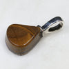 Australian Boulder Opal Silver Loop Pendant with Silver Chain