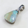 Australian Boulder Opal Silver Loop Pendant with Silver Chain Code -SPA284